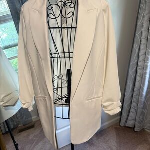 Nine West White Women's Blazer